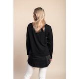 Fenzy Plus Size Tunika Z Dolgimi Rokavi, Črna | Shoptok.si