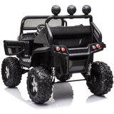  Licencirani auto na akumulator Mercedes Unimog S - crni | shoptok.hr