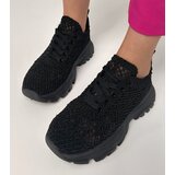 D/CEO Black perforated platform sneakers Brokes | Shoptok.si