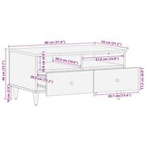  Stolić za kavu 80 x 54 x 40 cm od masivnog drva manga | shoptok.hr