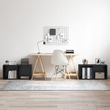 vidaXL televizijske omarice 4 kosa Črn hrast 37x35x37 cm Inženirski les | Shoptok.si