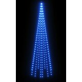  Božićno drvce na stijegu 310 LED žarulja plave 300 cm | shoptok.hr
