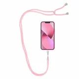 privjesak za telefon podesive duljine / duljina kabela 165 cm (max 82,5 cm u omči) / rame ili vrat – lite pink
