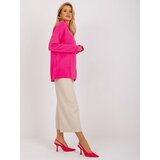 RUE PARIS Sweater-LC-SW-2261.00P-fluo pink | Shoptok.si