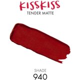 Guerlain KissKiss Tender Matte dugotrajni ruž za usne s mat efektom nijansa 940 My Rouge 3.5 g | shoptok.hr
