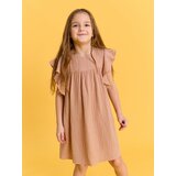 Sinsay Haljina od muslin pamuka s širokim rukavima | shoptok.hr