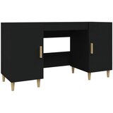Maison Chic Pisalna miza - pisarniška miza - Računalniška miza črna 140x50x75 cm konstruiran les, (21785418) Cene