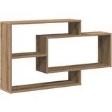 vidaXL Stenska polica artisan hrast 104x20x58,5 cm inž. les, (21832228) | Shoptok.si