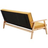 Livetastic ZOFA S POSTELJNO FUNKCIJO, naravne barve, gorčično rumena les, tekstil | Shoptok.si