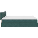  Otomanski posteljni okvir z vzmetnicami zelen 160x200 cm žamet, (21653426) | Shoptok.si