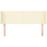  Uzglavlje s ušima krem 147x16x78/88 cm od od umjetne kože | shoptok.hr