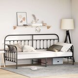 vidaXL Okvir za ležaj Crni 90x200 cm čelik | shoptok.hr