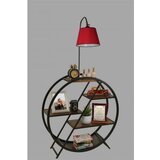 Opviq pluton ceviz lambader pramit Kırmızı abajurlu lampa | ePonuda.com