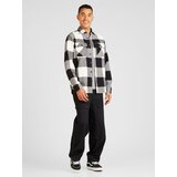Jack & Jones Srajca 'Edarren' temno siva / črna / bela | Shoptok.si