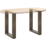  Noge za klub stolić U-oblik 2 kom Prirodni čelik 38 x (42-43) cm Čelik | shoptok.hr