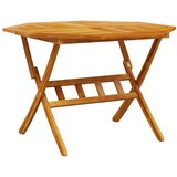  Sklopivi vrtni stol Ø110x75 cm od masivnog bagremovog drva | shoptok.hr