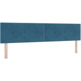  Okvir kreveta s madracem tamnoplave boje 200x200 cm baršun | shoptok.hr