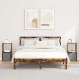  Noćni ormarić 2 pcs Dimljeni hrast 30,5 x 27 x 59,5 cm | Eponuda.com