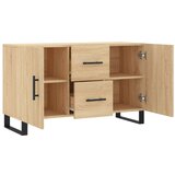 vidaXL Komoda sonoma hrast 100x36x60 cm inženirski les | Shoptok.si