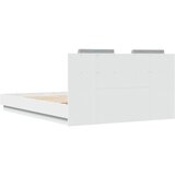  Okvir kreveta s uzglavljem i LED svjetlima bijeli 120 x 200 cm | Eponuda.ba