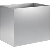  Vrtna saksija 2 kom. Srebrna 60 x 40 x 50 cm Pocinčani čelik | shoptok.hr