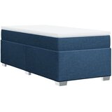  Krevet s oprugama i madracem plavi 90 x 200 cm od tkanine | shoptok.hr