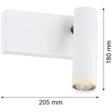  Argon 8064 - Zidna reflektorska svetiljka ETNA 1xG9/6W/230V bela | Eponuda.com