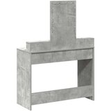 vidaXL Betonska siva Konstruirano drvo 100 x 41 x 140 cm Ogledalo | shoptok.hr