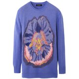 Desigual Pulover 'M. Christian Lacroix' modra / mešane barve | Shoptok.si