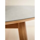 Hammel Furniture Okrogla raztegljiva jedilna miza s keramično ploščo ø 135 cm Meza – | Shoptok.si