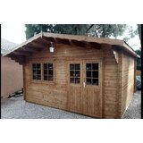 Male kuće Drvena vrtna kućica RAMSI 475 × 475 cm sa šindrom | shoptok.hr