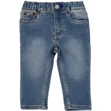 Kavbojke slim SLIM DOBBY PULL ON Modra