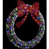 vidaXL Venec z LED lučmi večbarvno 120 cm Akril | Shoptok.si