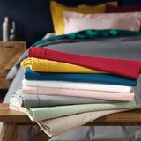 Douceur d intérieur Svijetlo zelena pamučna plahta 180x290 cm Lina – | shoptok.hr