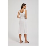 Moodo Women's summer dress with buttons - white | shoptok.hr