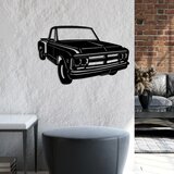 Wallity Zidna dekoracija GMC C/K 1967, 60 x 39 cm, Crna | Eponuda.ba