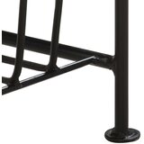  Stalak za časopise 40 x 30 x 50 cm masivno drvo manga i čelik | Eponuda.com