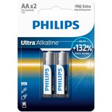 Philips 1x2 Ultra Alkaline AA Batterie - baterije Cijene