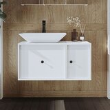 Hanah home kupatilski ormarić sa lavaboom 2537, 90 cm, beli | Eponuda.com