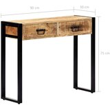  Konzolni stol od masivnog drva manga 90 x 30 x 75 cm | Eponuda.ba