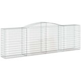  Obokane gabion košare 5 kosov 400x50x120/140cm pocinkano železo | Shoptok.si
