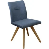 stol, les, tekstil modra, barve hrasta, temno modra