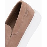 Ombre Men's slip on half shoes on thick sole - light brown | shoptok.hr