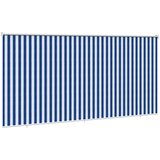  Vanjska roleta 90% blokada UV zraka Plava i bijela pruga 240 x 140 cm | shoptok.hr