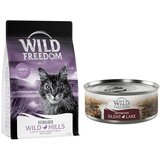 Wild Freedom Posebna cijena! 6,5 kg + 6 x 70 g "Instinctive" mokra hrana Sterilised: Wild Hills - pačetina + 6 x 70 g pačetina Cijene