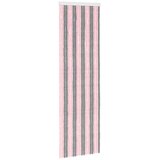 vidaXL Zavjesa protiv insekata Chenille Srebrno siva i ružičasta - Srebrno siva i ružičasta (dvostripa) 56 x 185 cm | shoptok.hr