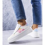 Gemre White and blue platform shoes Heloise | ePonuda.com