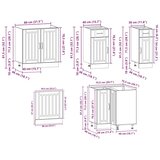  11-dijelni set kuhinjskih ormarića Lucca konstruiranog drva | shoptok.hr