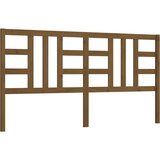  Uzglavlje za krevet boja meda 206 x 4 x 100 cm masivna borovina | shoptok.hr