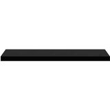  Plutajuća zidna polica visoki sjaj crna 90 x 23,5 x 3,8 cm MDF | shoptok.hr